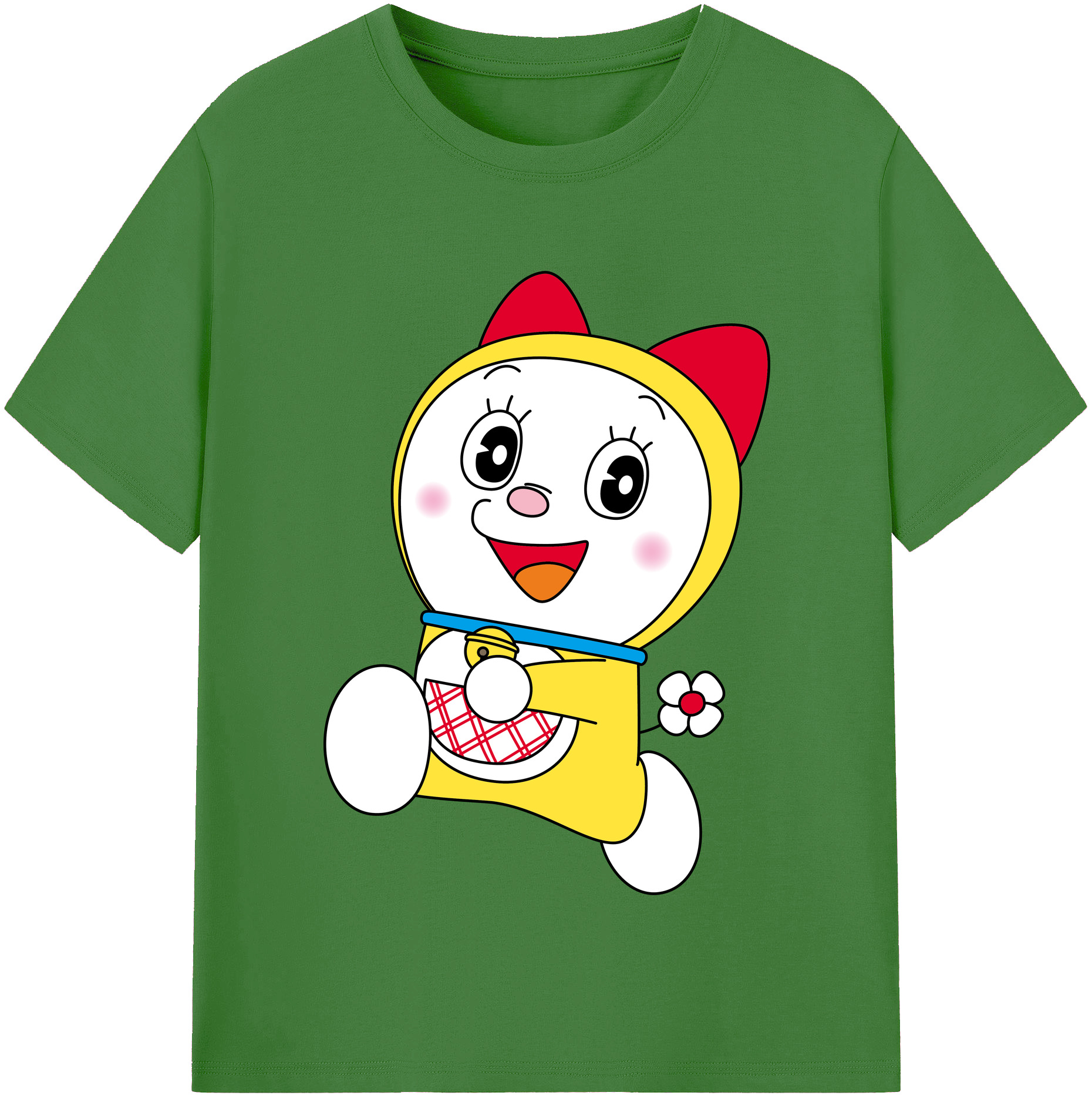 （画像用） ドラえもん ドラミ Doraemon Dorami レディースカジュアルプリントTシャツ（綿100％）